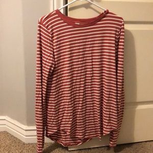 striped long sleeve shirt